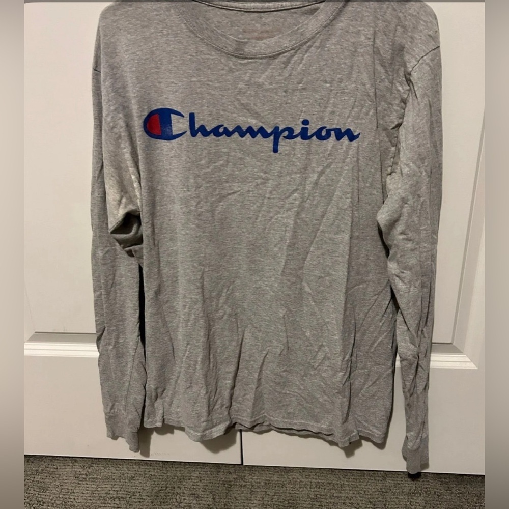 Champion long sleeve t shirt size large